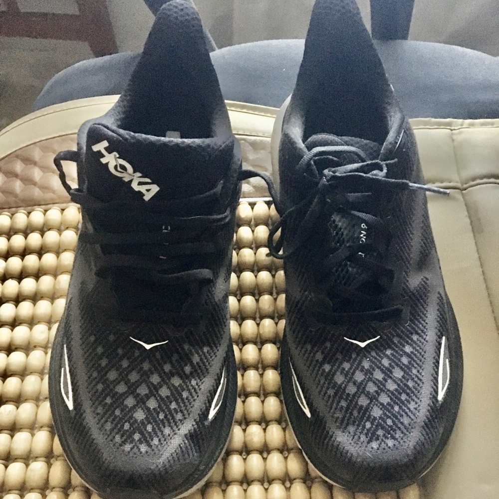Hoka One One Men's Black Running Shoes 10.5 2E Wide